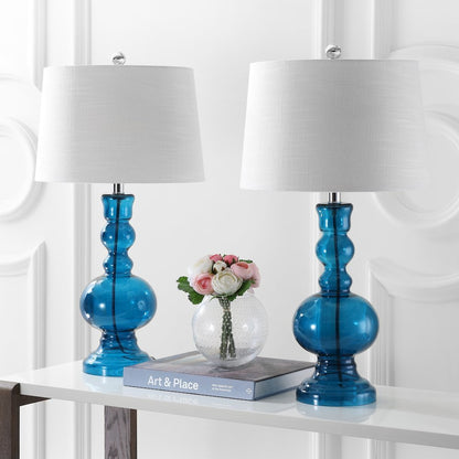 Genie Glass Led Table Lamp (Set Of 2)