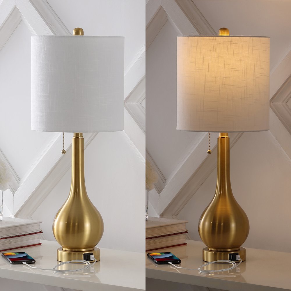 Tyler Modern Classic Gourd Iron Led Table Lamp
