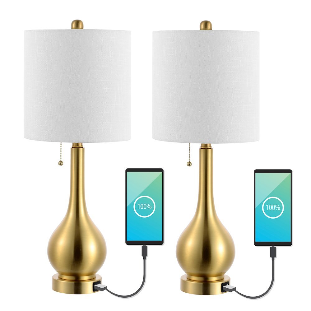 Tyler Modern Classic Gourd Iron Led Table Lamp