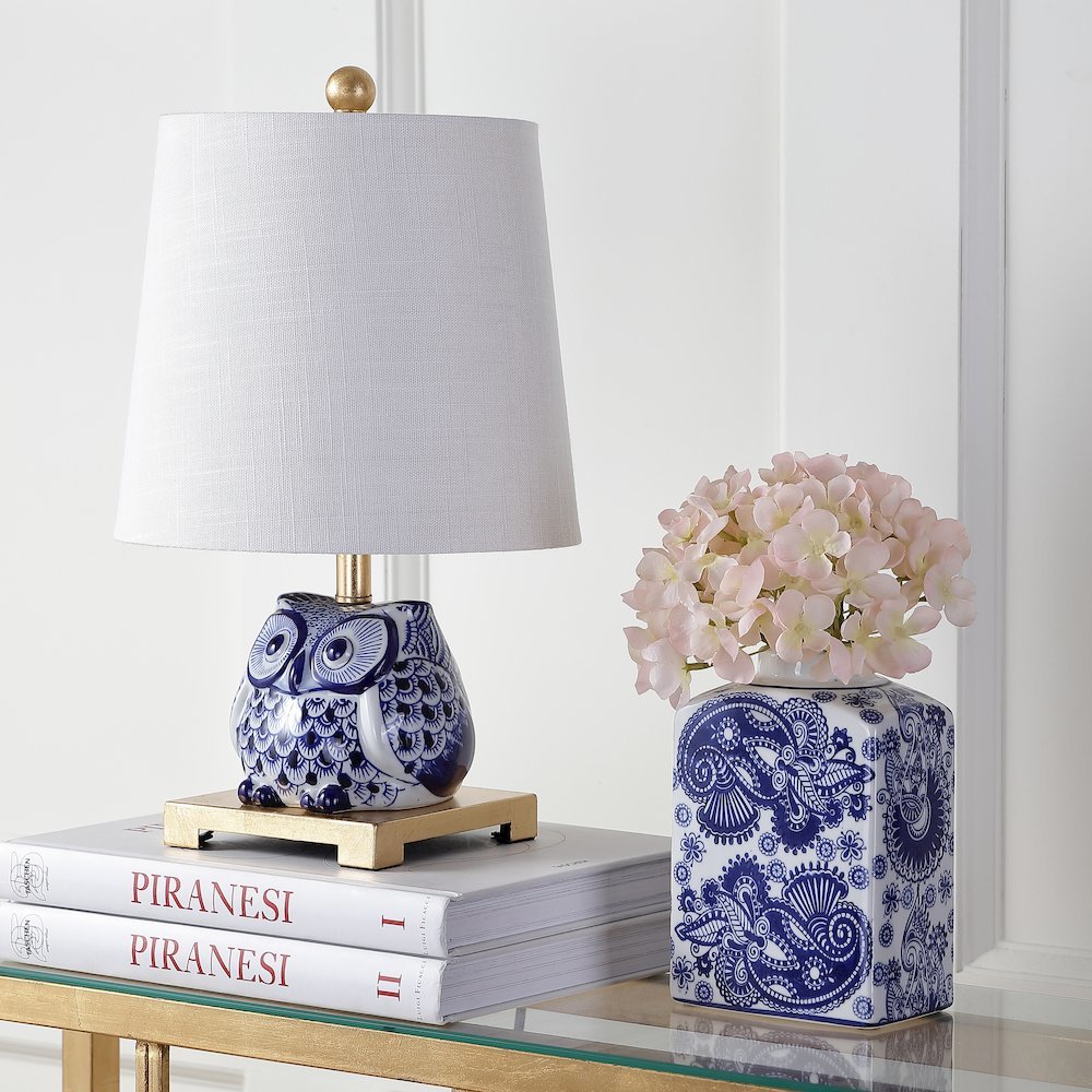 Justina Ceramic Mini Led Table Lamp