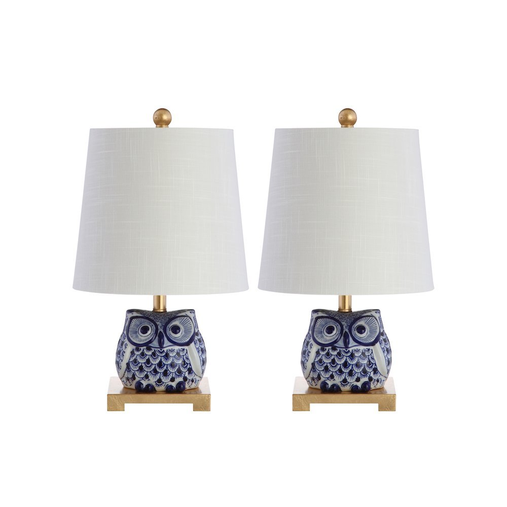 Justina Ceramic Mini Led Table Lamp (Set Of 2)