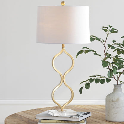 Levi Metal/Crystal Led Table Lamp