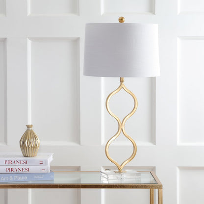 Levi Metal/Crystal Led Table Lamp