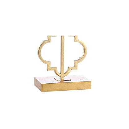 Selina Iron Ogee Trellis Modern Led Usb Table Lamp