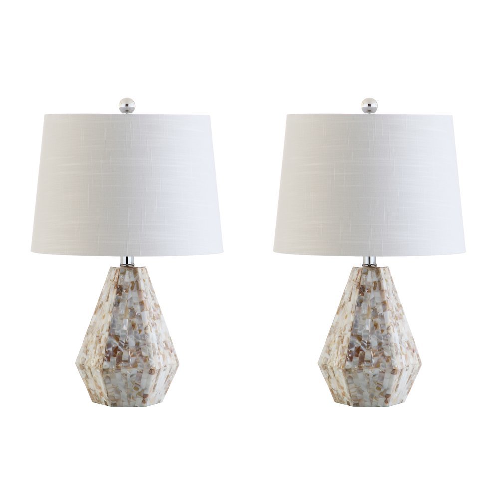 Isabella Seashell Led Table Lamp (Set Of 2)