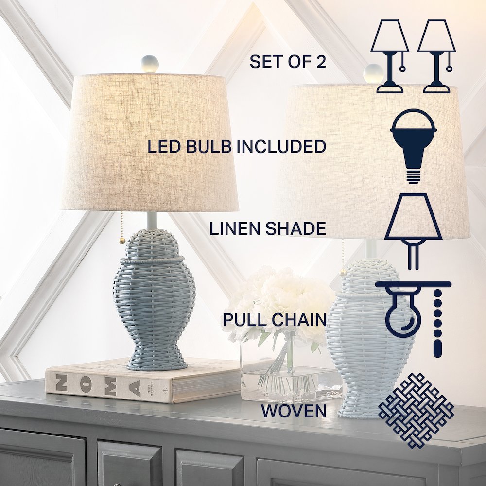Margie Bohemian Rustic Iron Led Table Lamp