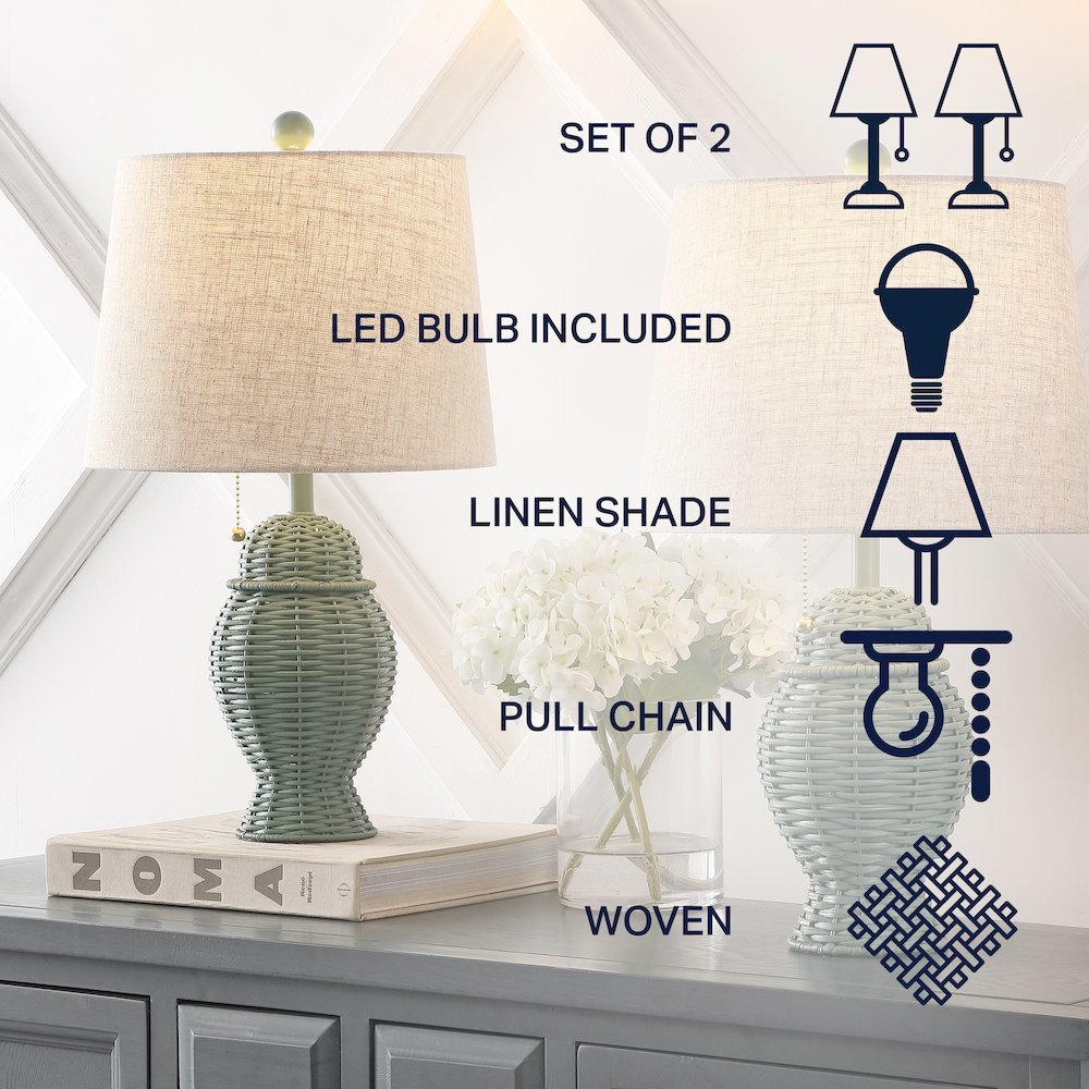 Margie Bohemian Rustic Iron Led Table Lamp