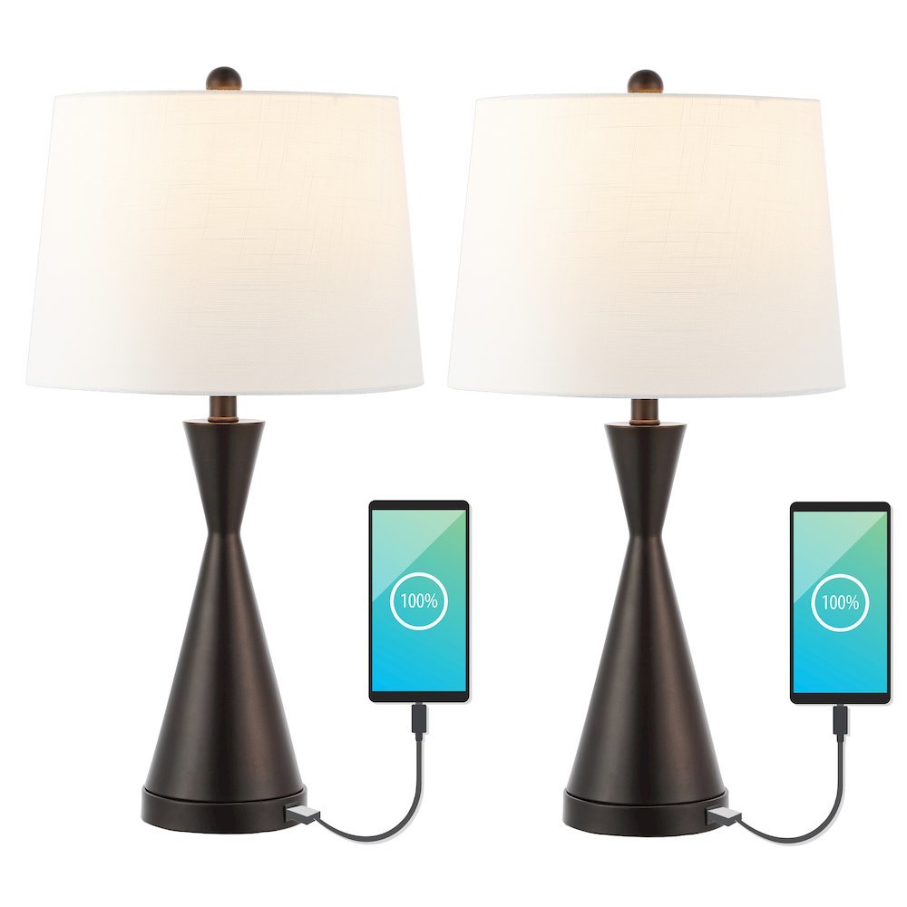 Colton Classic French Country Iron Led Table Lamp