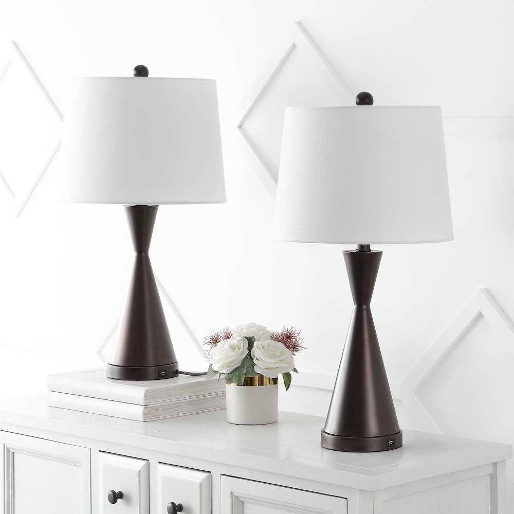 Colton Classic French Country Iron Led Table Lamp