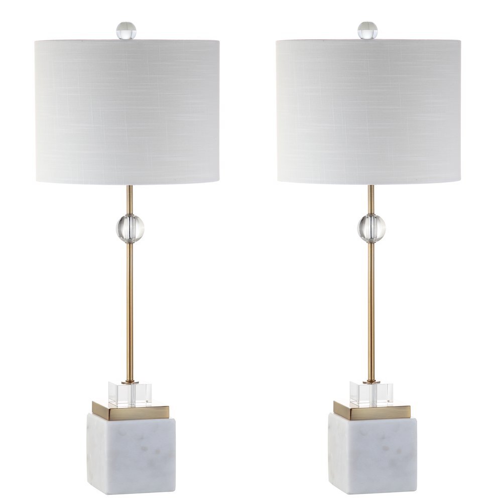 Dawson Marblecrystal Led Table Lamp (Set Of 2)