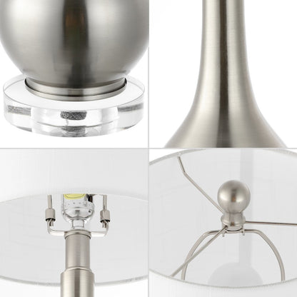 Dylan Metal/Crystal Teardrop Led Table Lamp