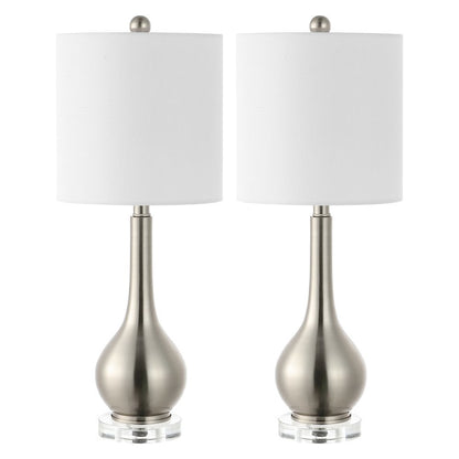 Dylan Metal/Crystal Teardrop Led Table Lamp