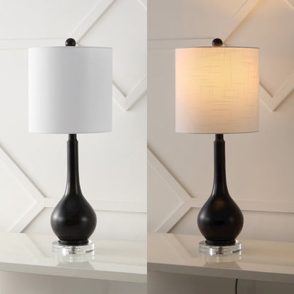 Dylan Metal/Crystal Teardrop Led Table Lamp