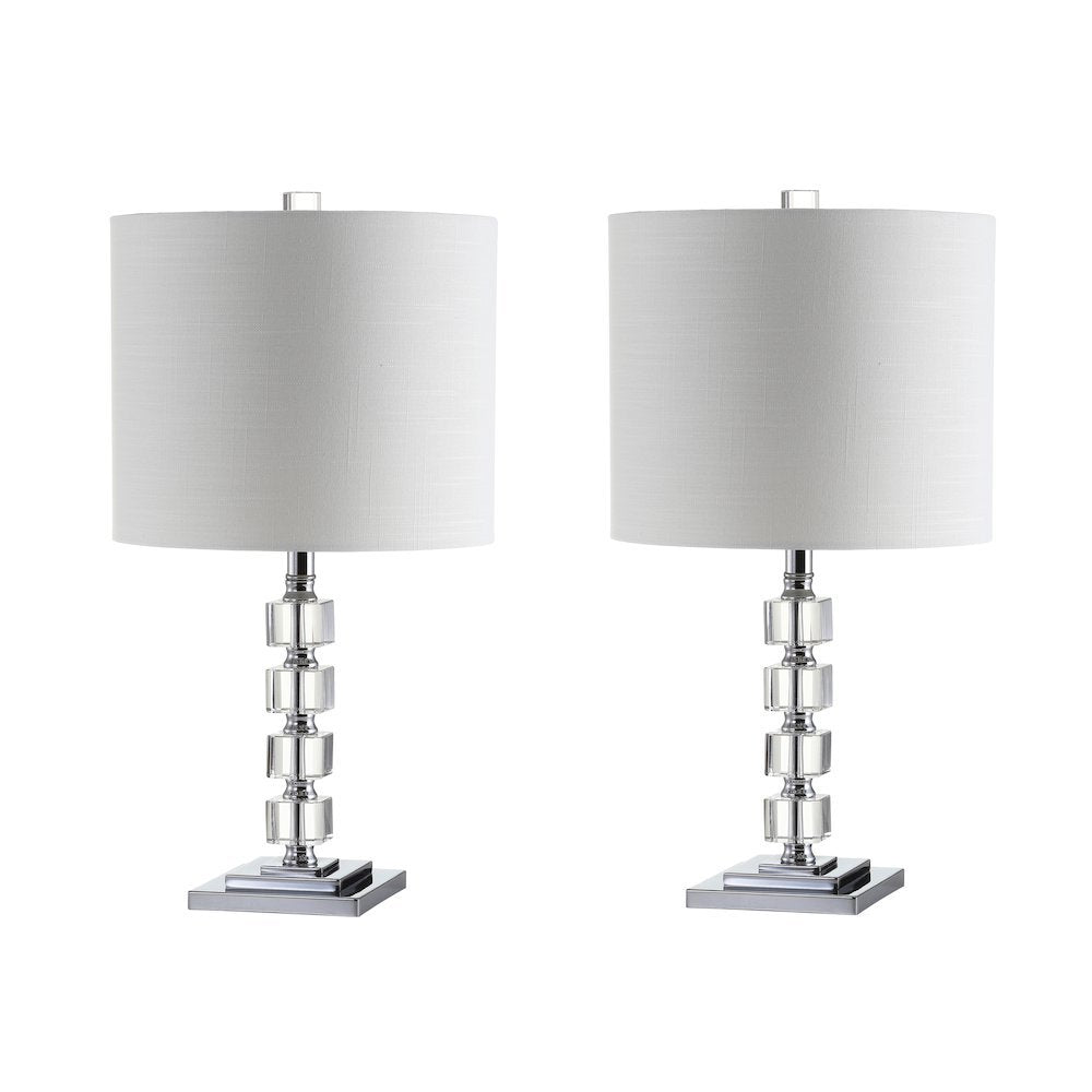 Barnard Led Crystal/Metal Table Lamp (Set Of 2)