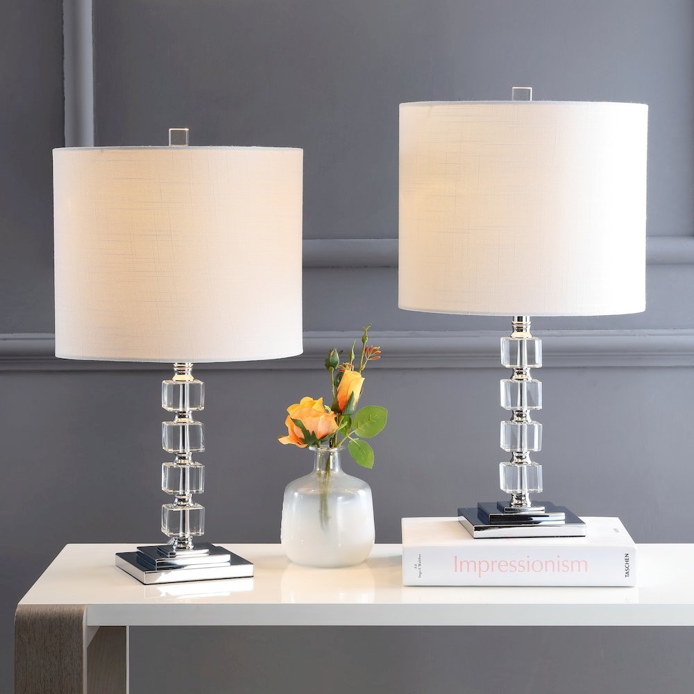 Barnard Led Crystal/Metal Table Lamp (Set Of 2)