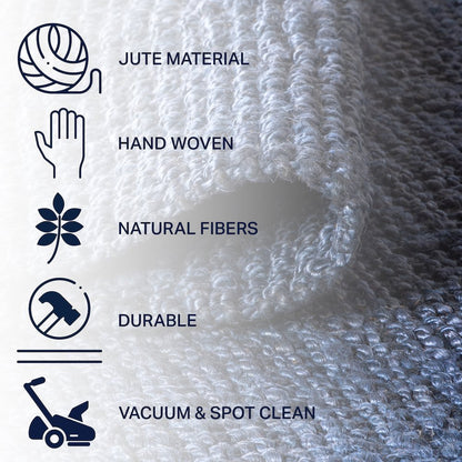 Pata Hand Woven Chunky Jute Area Rug