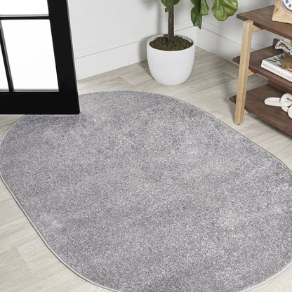 Haze Solid Low-Pile Area Rug