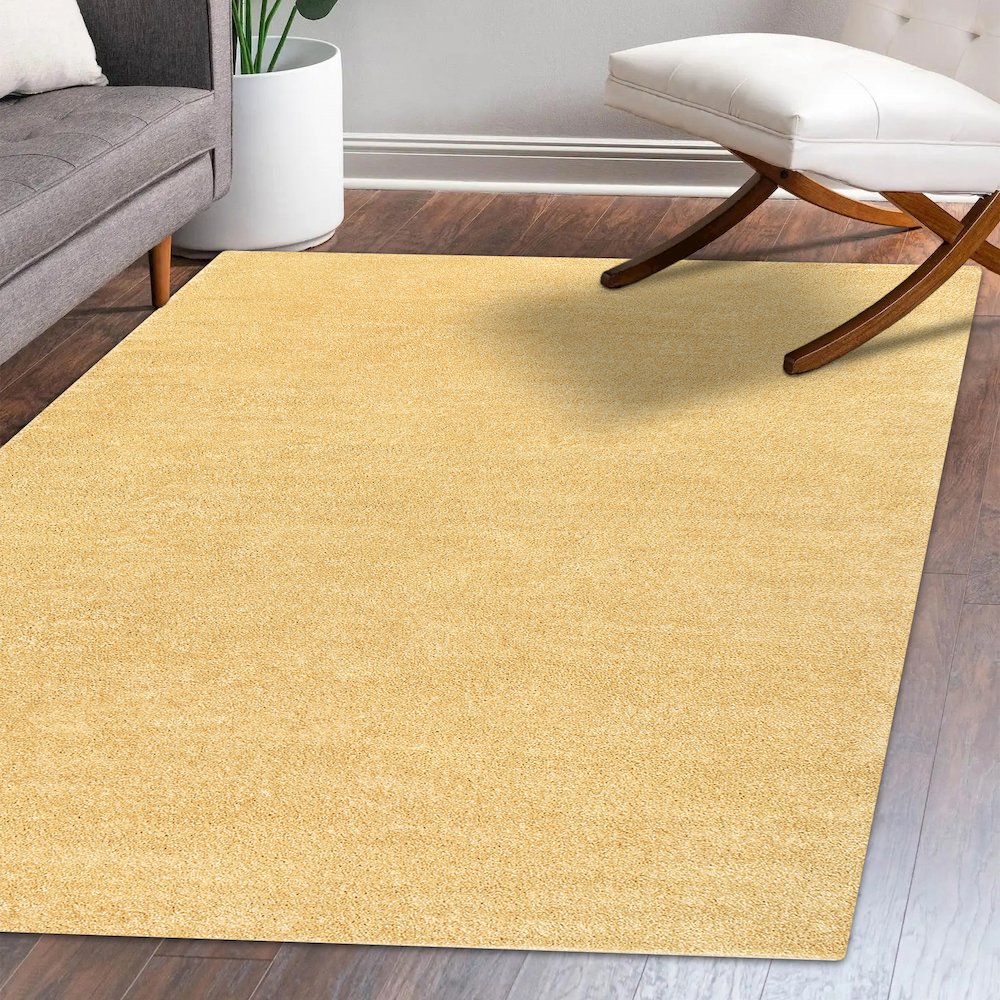 Haze Solid Low-Pile Area Rug