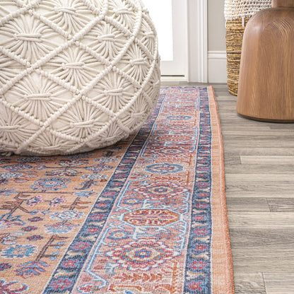 Kemer All-Over Persian Machine-Washable Area Rug