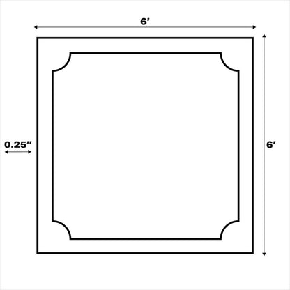 Maris Ornate Medallion Machine-Washable Area Rug