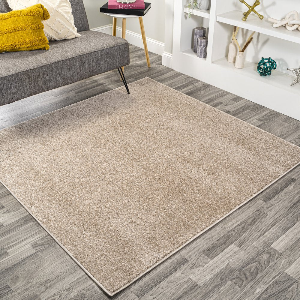 Haze Solid Low-Pile Area Rug