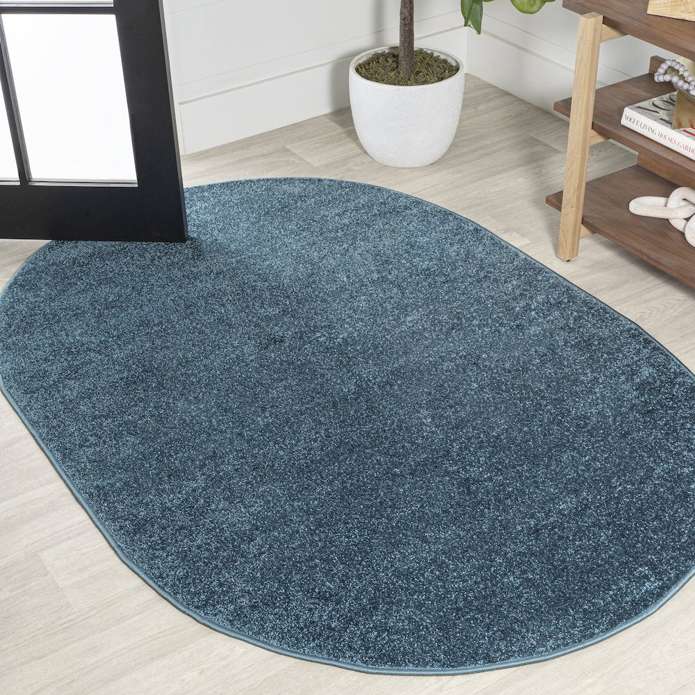 Haze Solid Low-Pile Area Rug