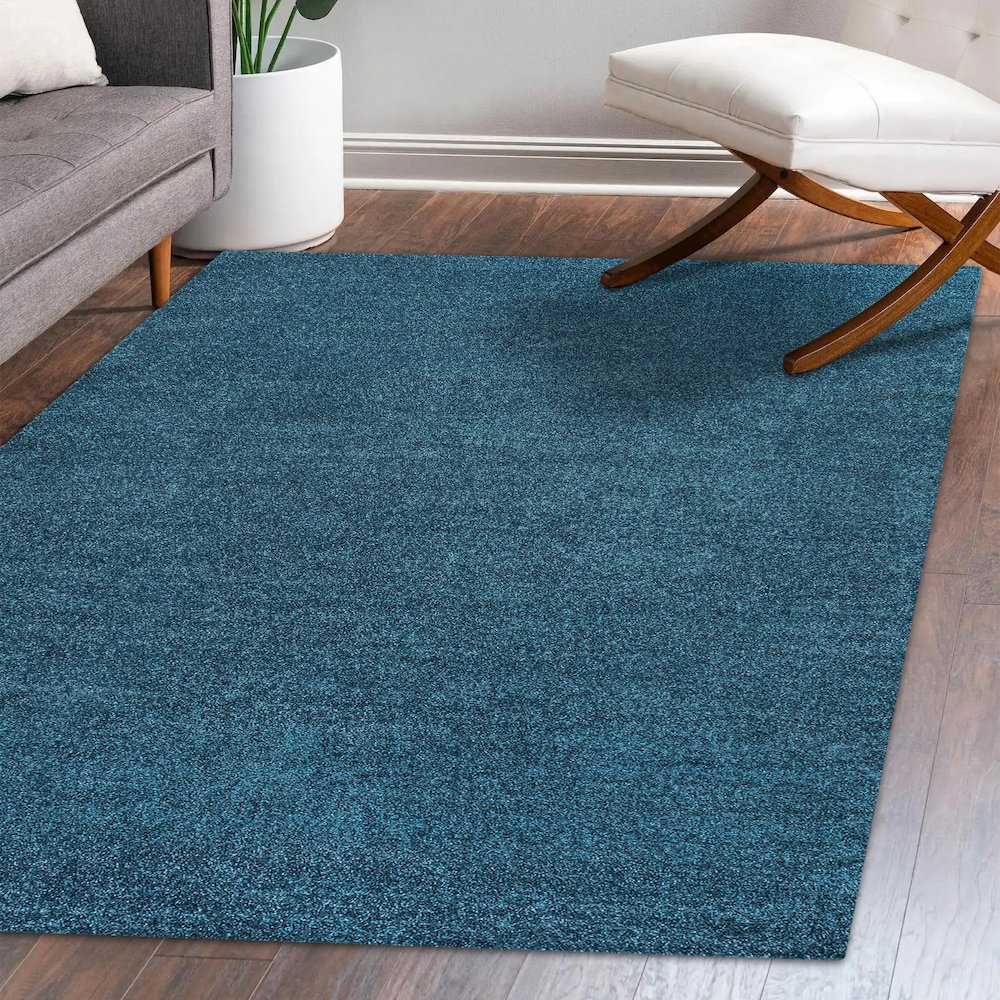 Haze Solid Low-Pile Area Rug