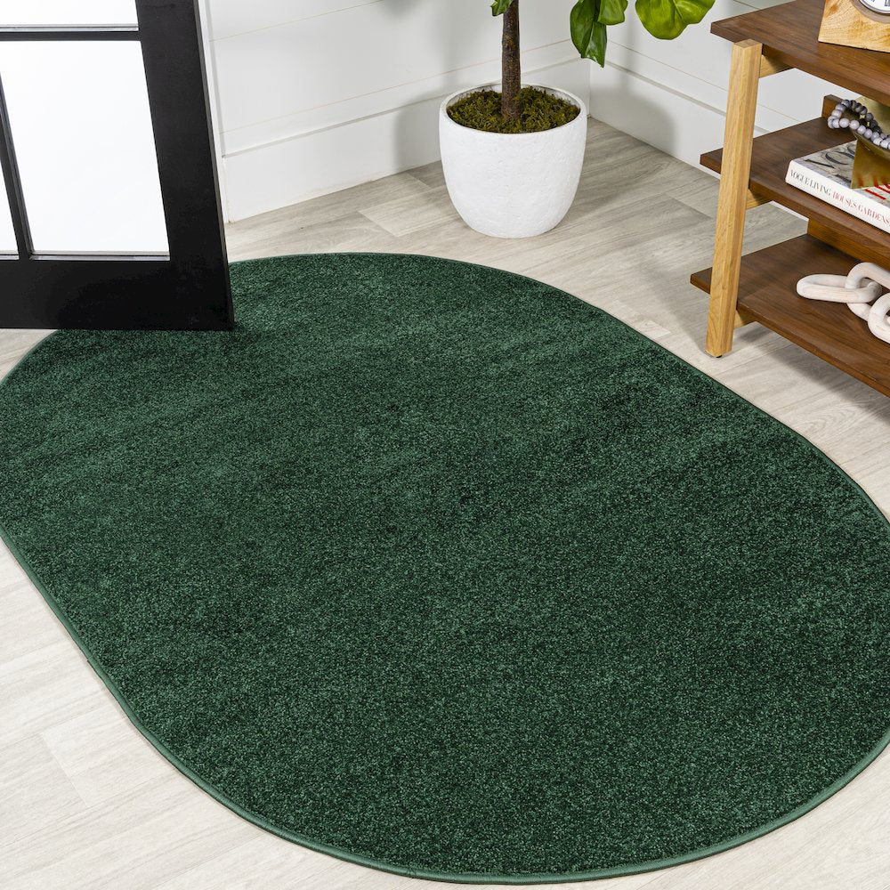 Haze Solid Low-Pile Area Rug
