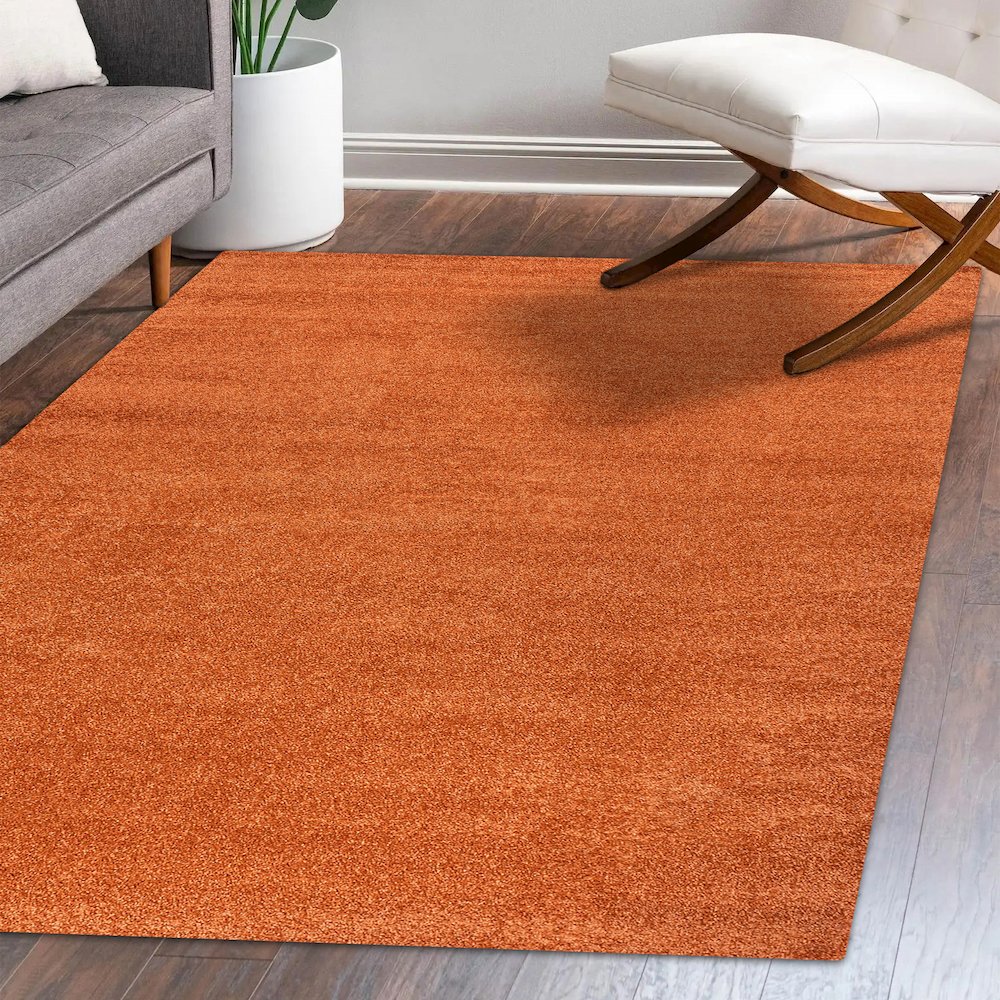 Haze Solid Low-Pile Area Rug