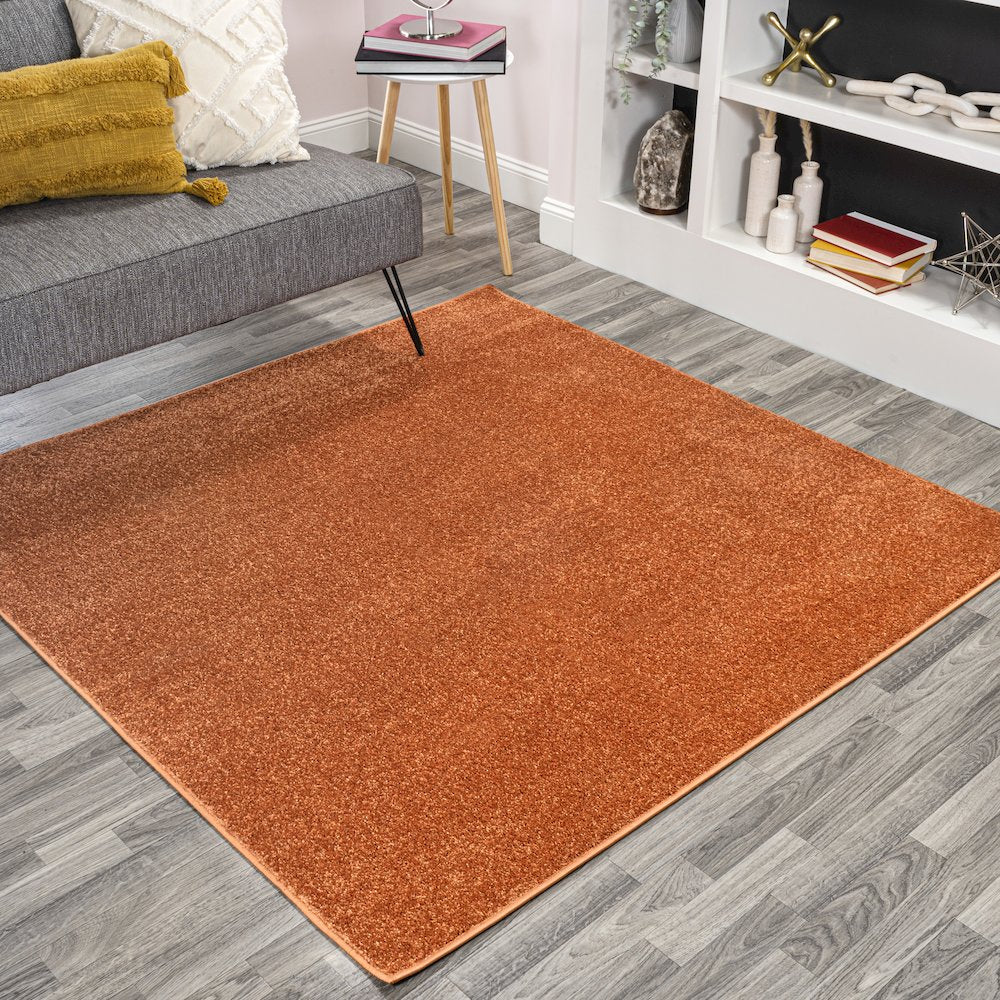 Haze Solid Low-Pile Area Rug