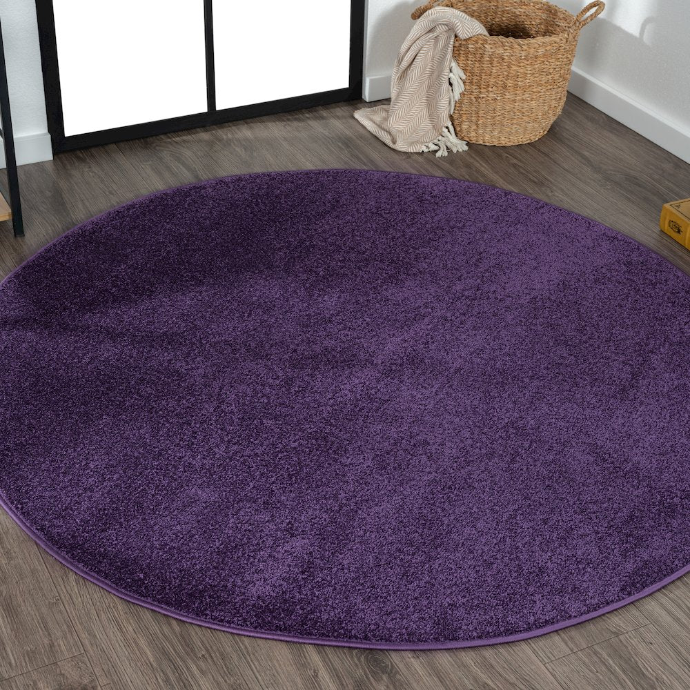 Haze Solid Low-Pile Area Rug