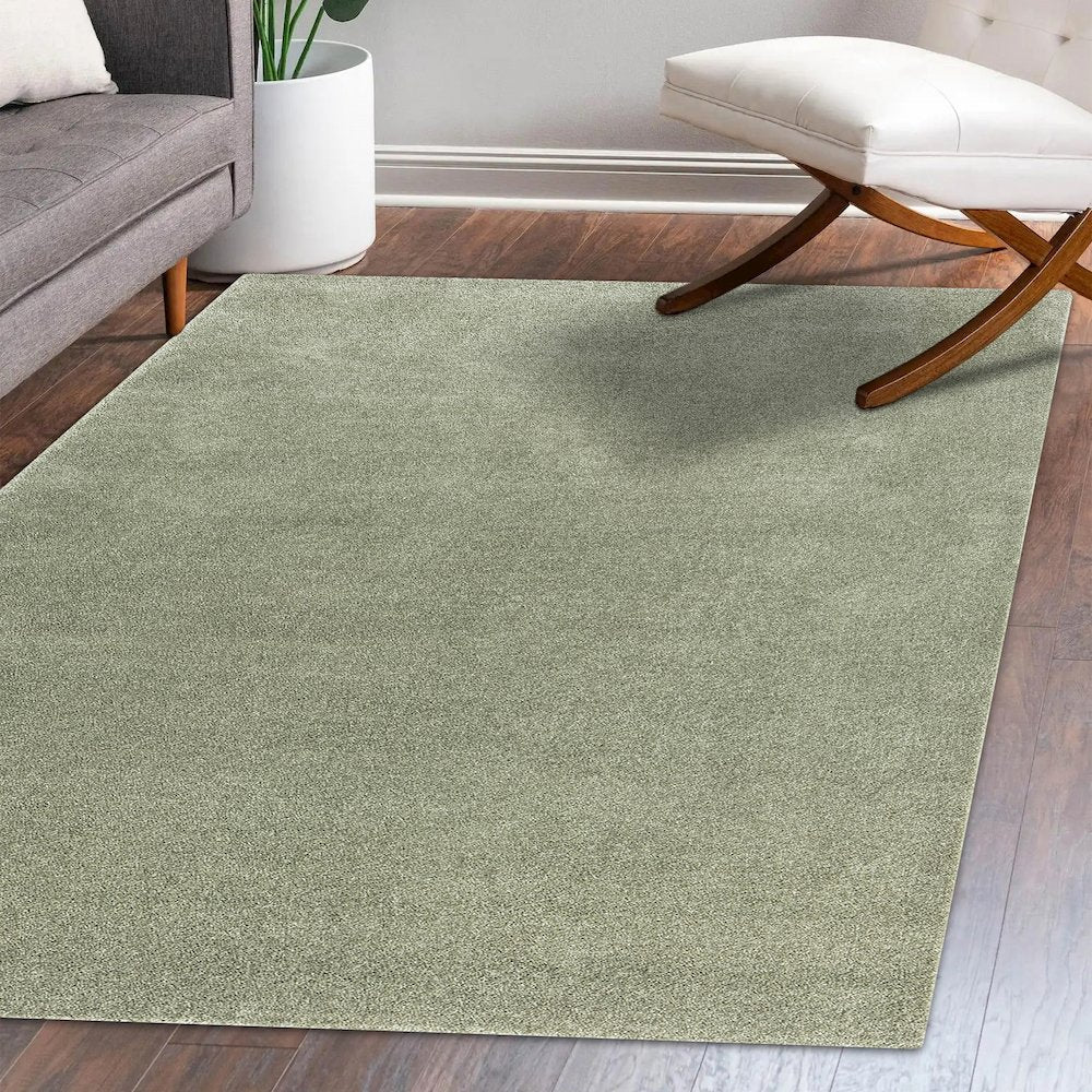 Haze Solid Low-Pile Area Rug