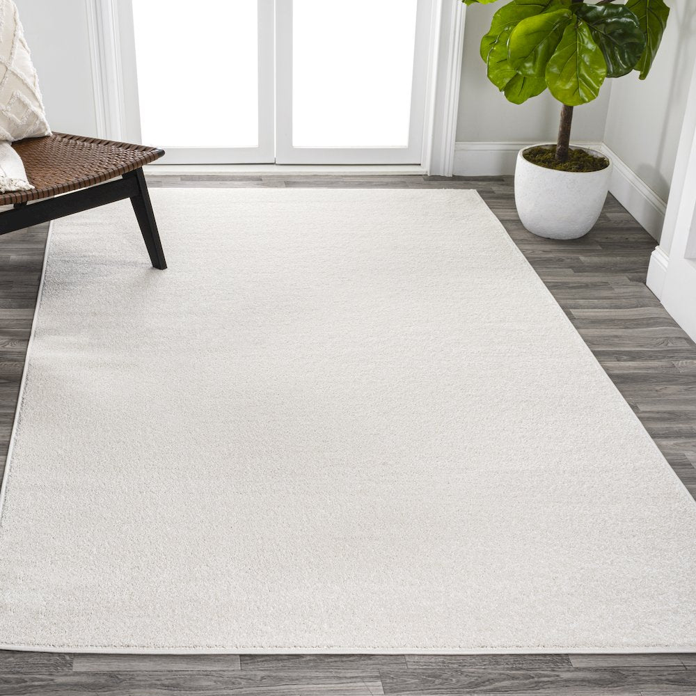 Haze Solid Low-Pile Area Rug
