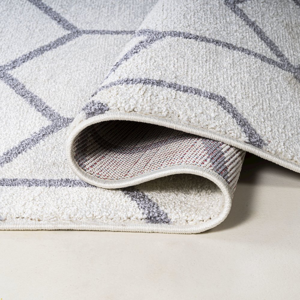 Tumbling Blocks Modern Geometric Area Rug