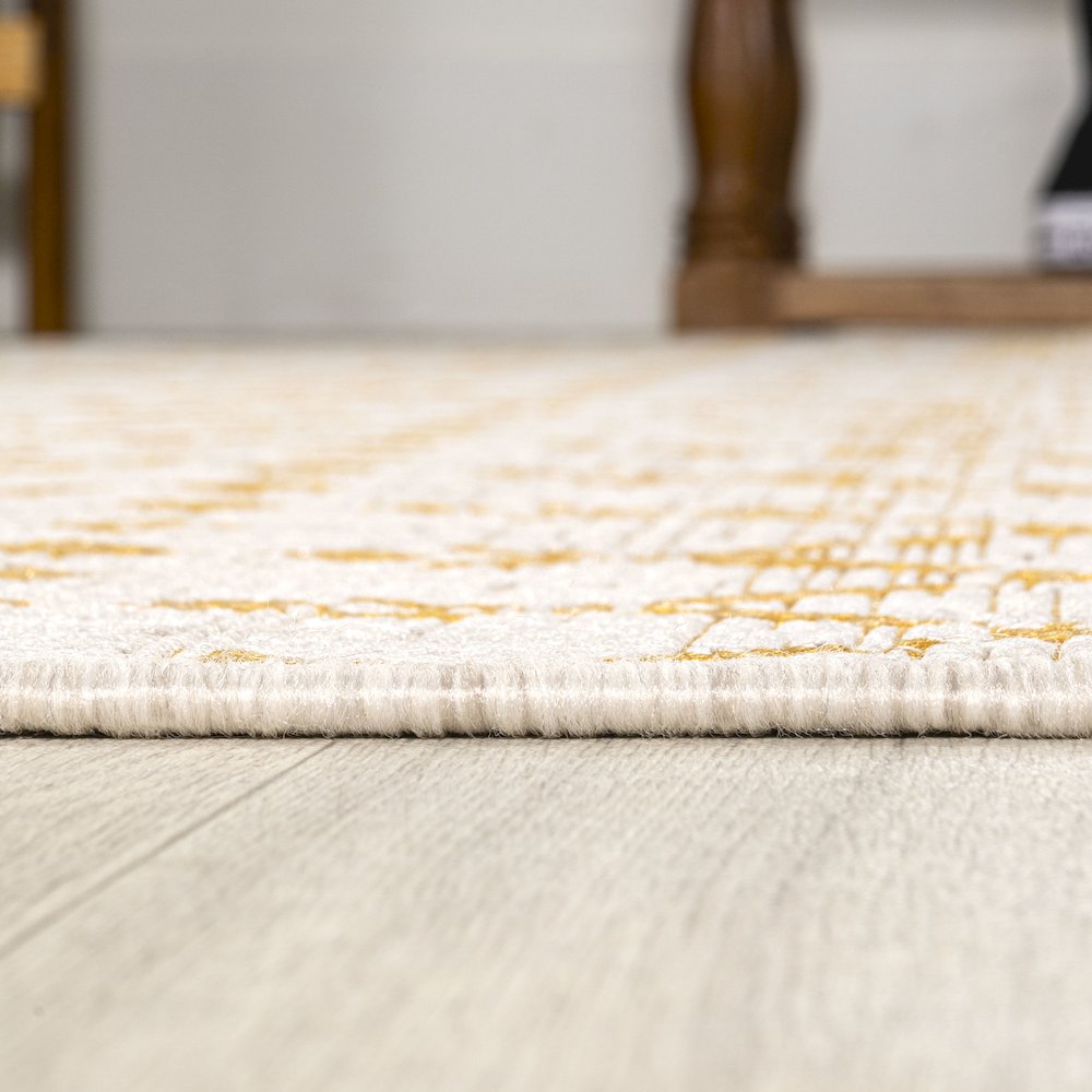 Ourika Moroccan Geometric Textured Weave Indoor/Outdoor Area Rug