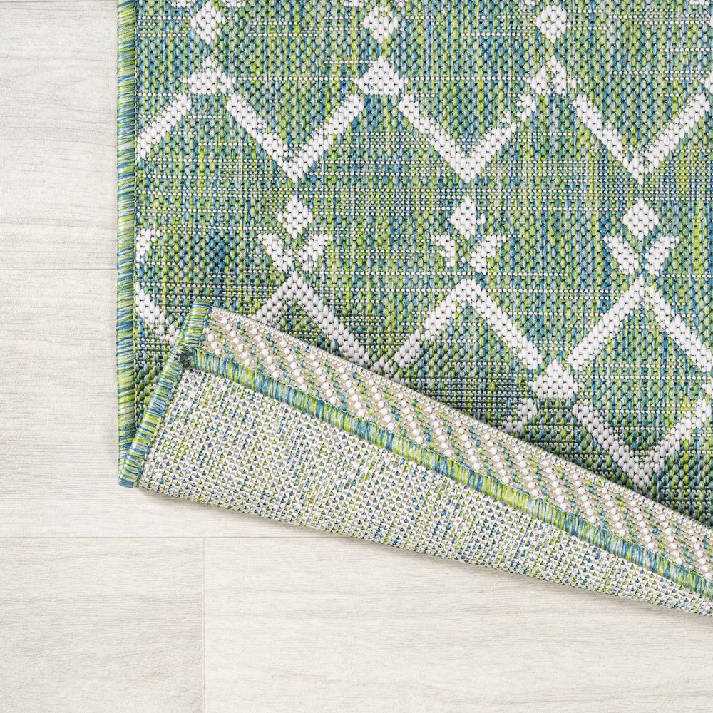 Ourika Moroccan Geometric Textured Weave Indoor/Outdoor Area Rug