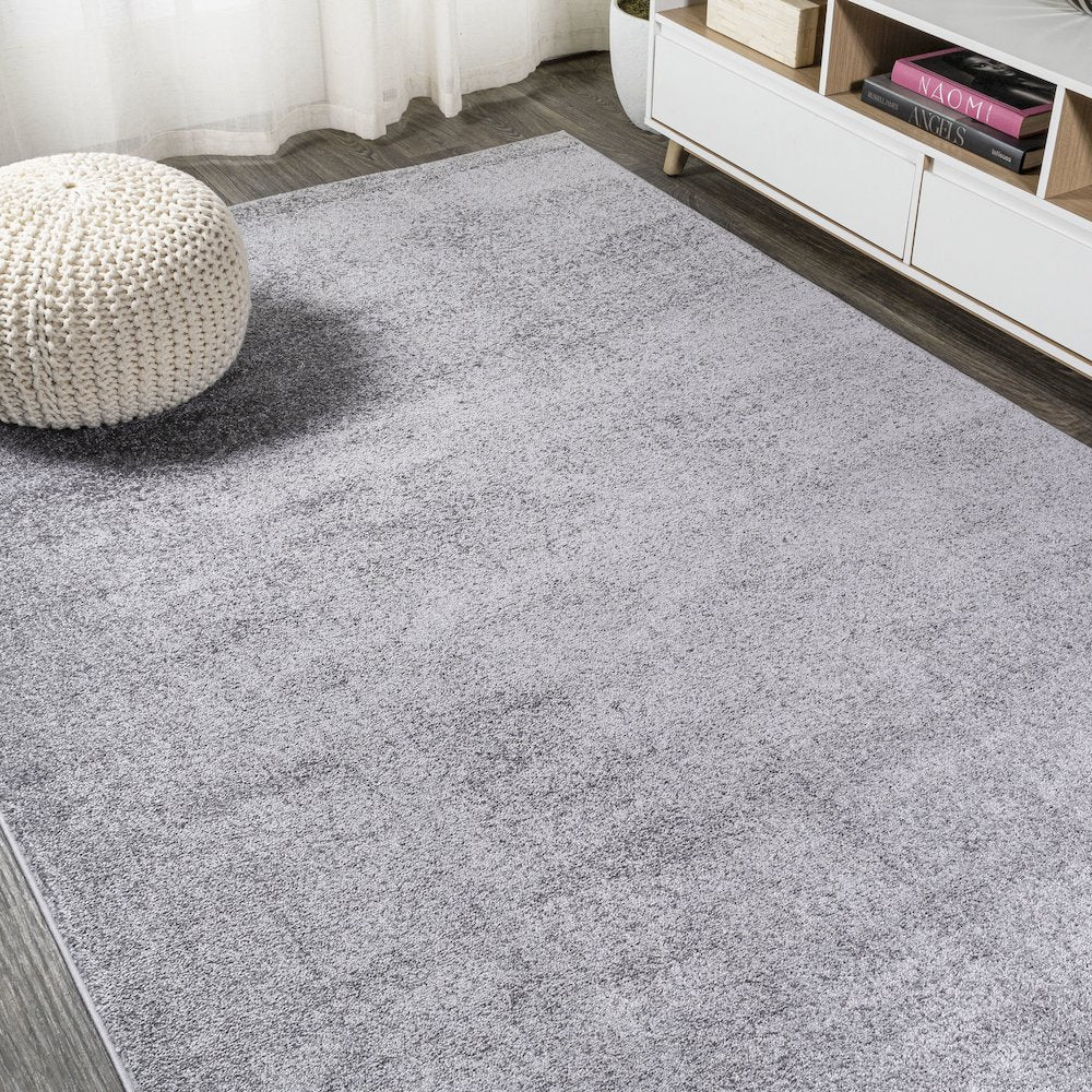 Haze Solid Low-Pile Area Rug