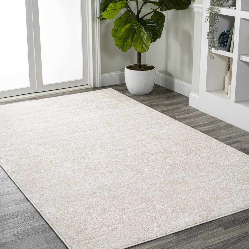 Haze Solid Low-Pile Area Rug