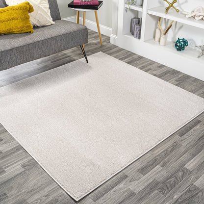 Haze Solid Low-Pile Area Rug