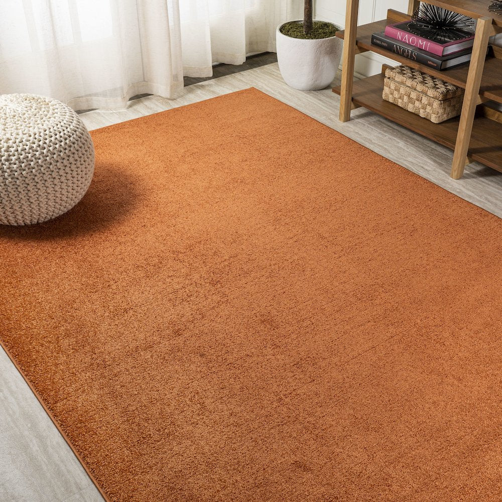 Haze Solid Low-Pile Area Rug