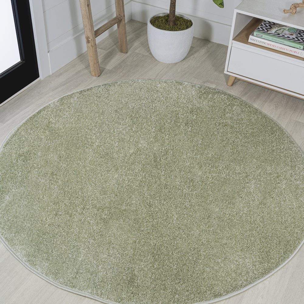 Haze Solid Low-Pile Area Rug