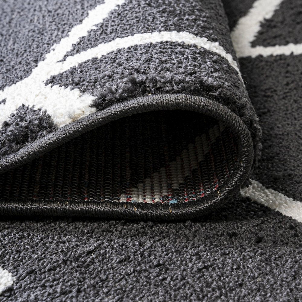 Tumbling Blocks Modern Geometric Area Rug