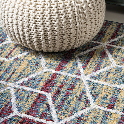 Tumbling Blocks Modern Geometric Area Rug