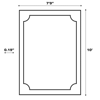 Callan Modern Rustic AbstractIndoor/Outdoor Shaped  Rug