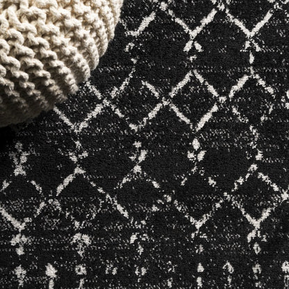 Moroccan Hype Boho Vintage Diamond Area Rug