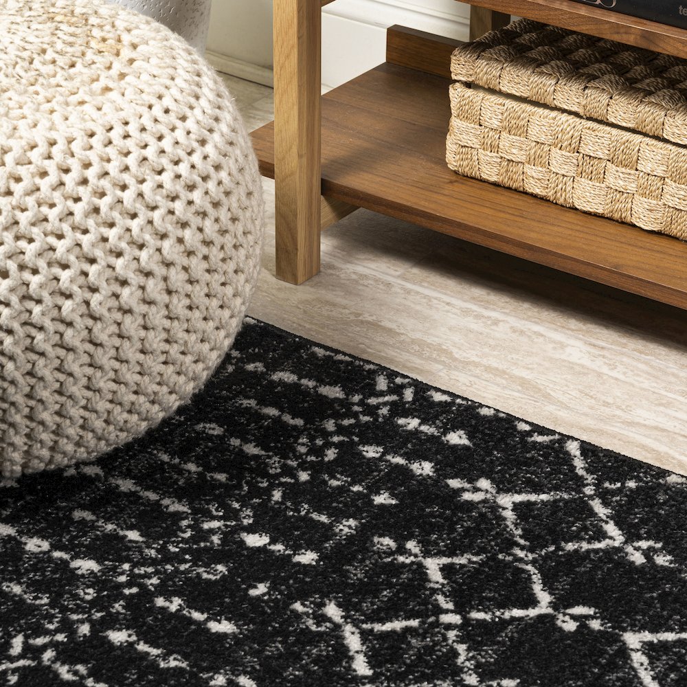 Moroccan Hype Boho Vintage Diamond Area Rug