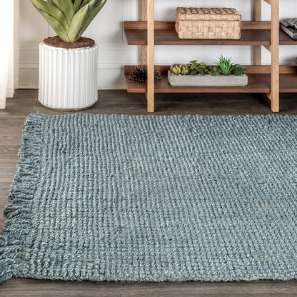 Pata Hand Woven Chunky Jute Area Rug