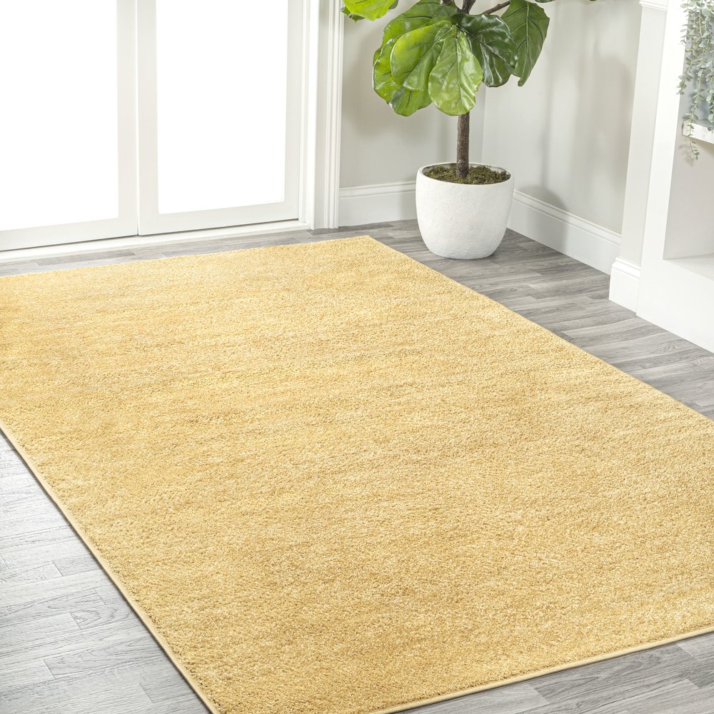 Haze Solid Low-Pile Area Rug
