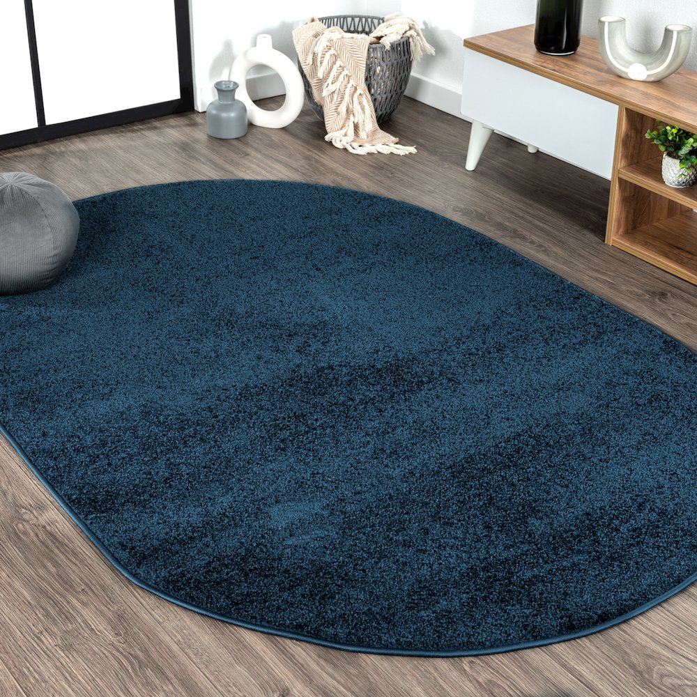 Haze Solid Low-Pile Area Rug