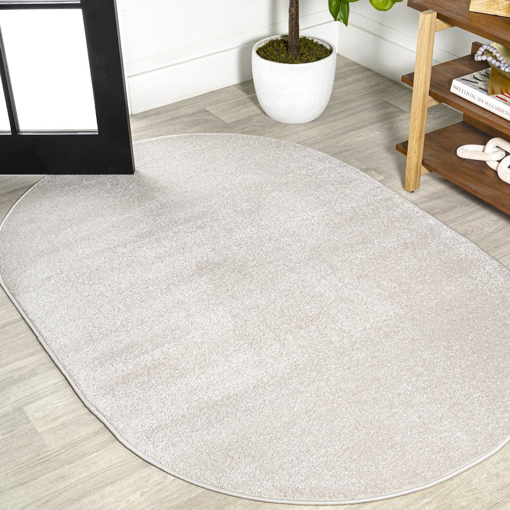 Haze Solid Low-Pile Area Rug